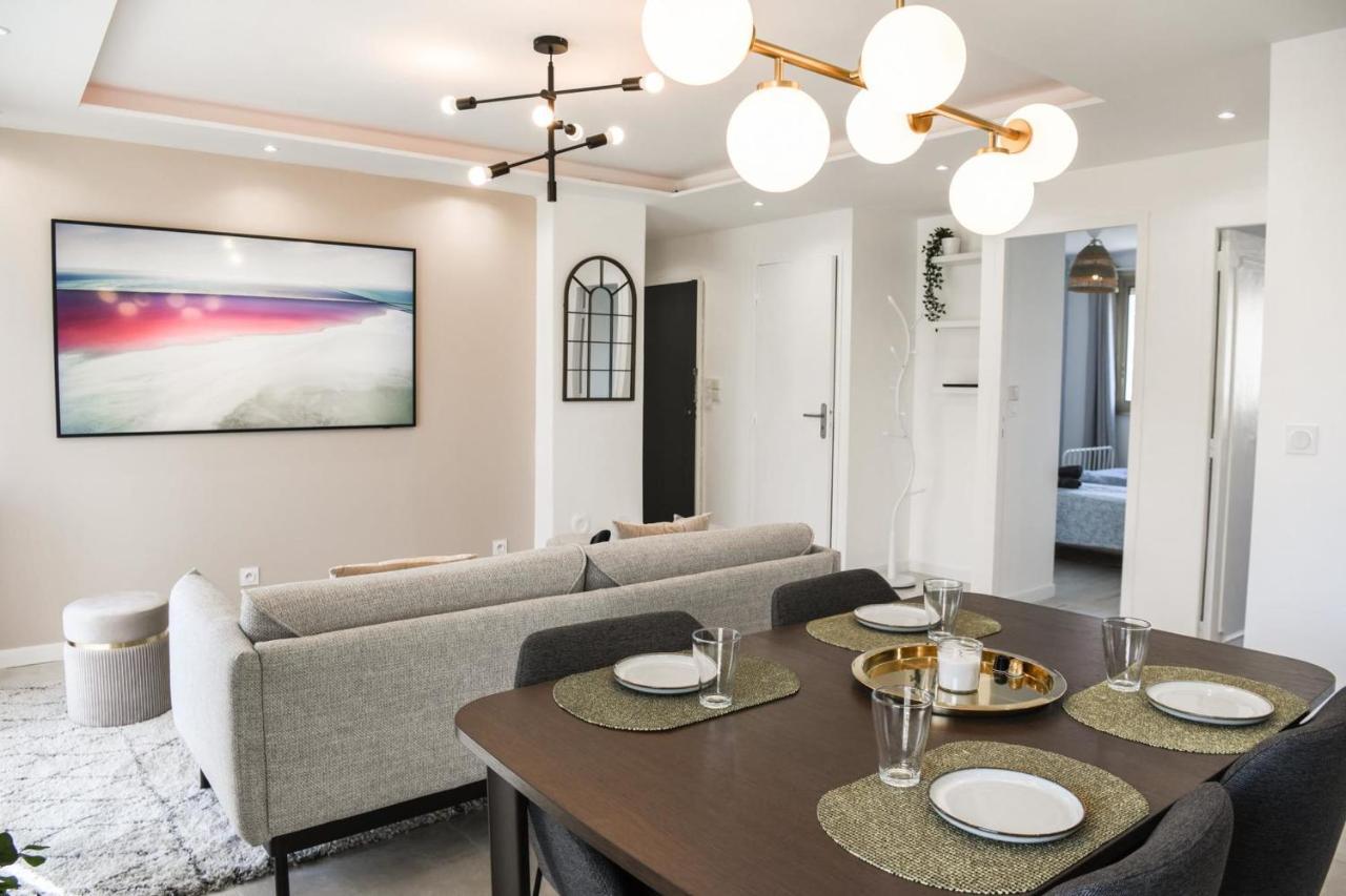Appart Standing 2 Chambres Avec Balcon Et Parking Marseille Luaran gambar